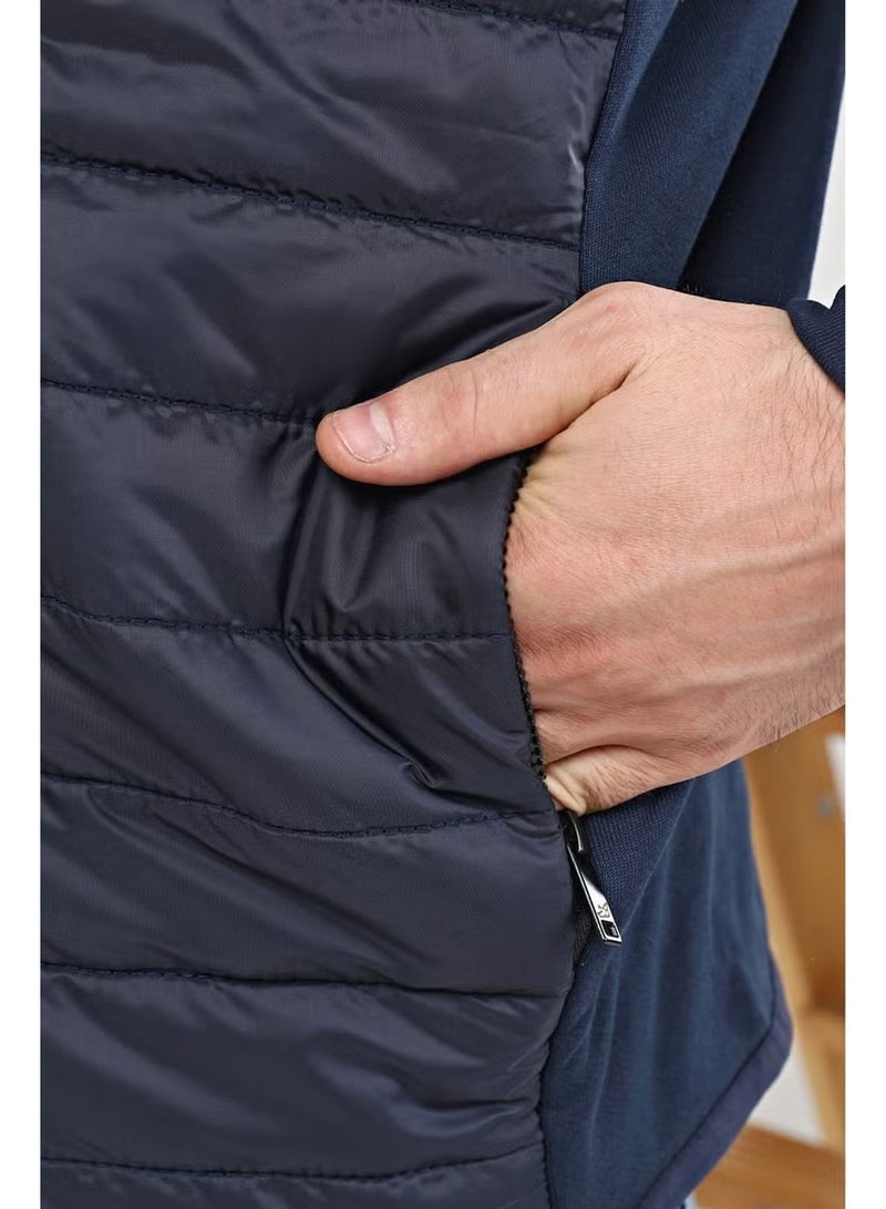 BRZ Collection Windproof Contrast Men's Jacket - Image 5